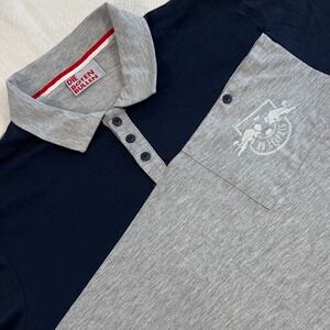 Die Roten Bullen RB Leipzig Polo Shirt‎ Mens Color Block Soccer Jersey